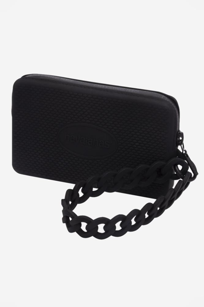 POCHETTE UNISEX NERO MINIBAGCHAIN NERO HAVAIANAS